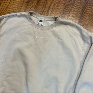 Nike Sportswear Phoenix Fleece Oversized Sweatshirt Pale Ivory Women’s Medium